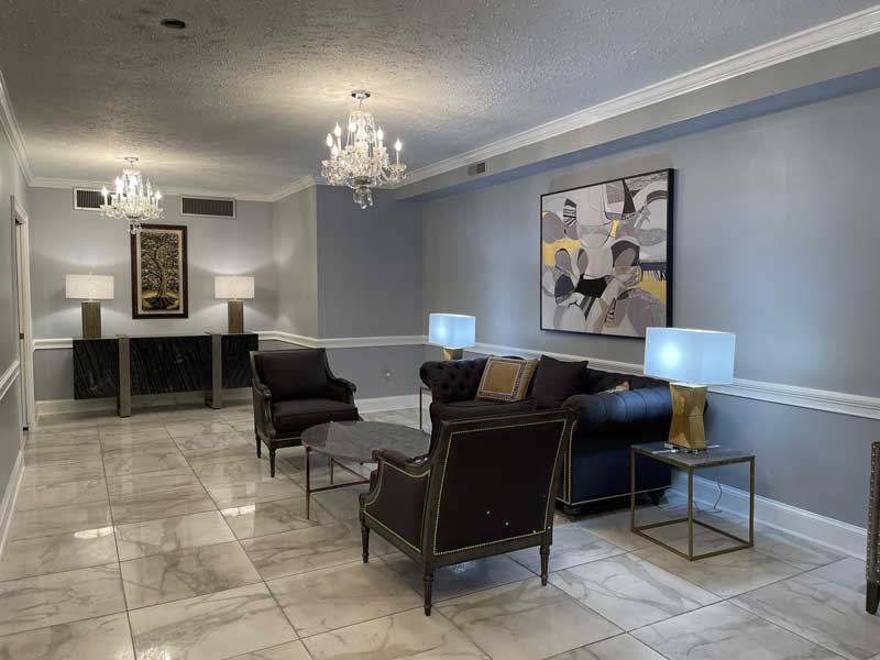 Waiting Room at Leevy's Funeral Home