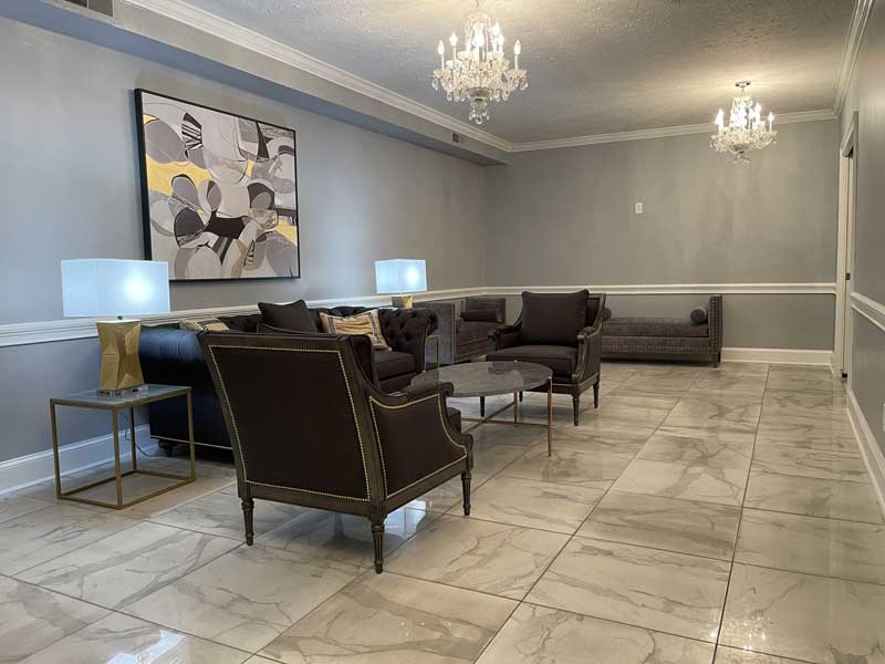 Waiting Room at Leevy's Funeral Home